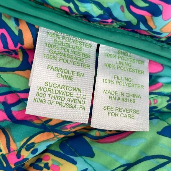 Lilly Pulitzer Quilted Vest - Picture 7 of 9